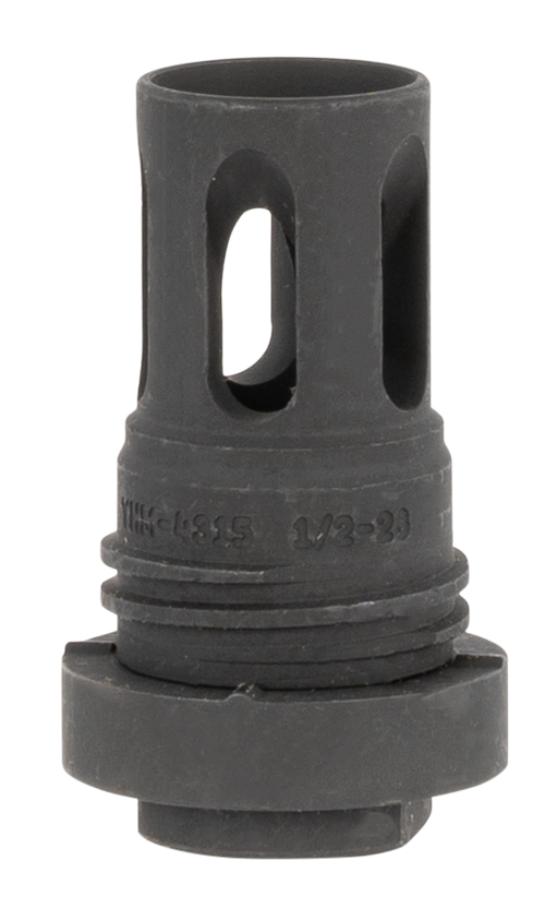 Yankee Hill Machine Mini QD Flash Hider, Black Phosphate Steel, 1/2"-28 - YHM-431528A