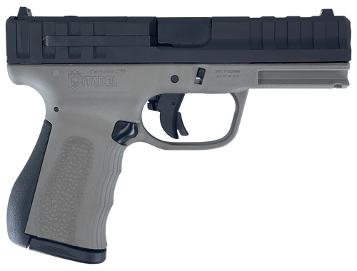 Citadel Centurion CP9 9mm 4" 14+1 Pistol, Gray/Black - CITCP9GRY