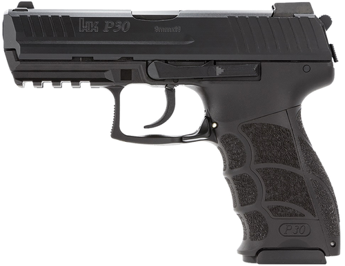 Heckler & Koch P30 V3 9mm 3.85" 15+1 Pistol, Black - 81001087