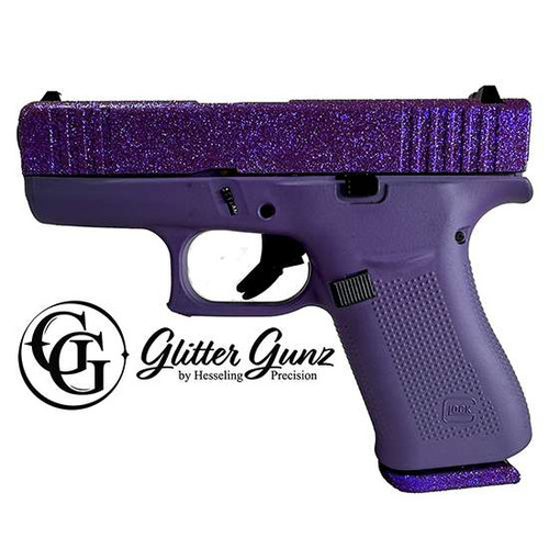 Glock 43X 9mm 3.41" 10rd Pistol, Voodoo Glitter Gunz - PX4350201VOGG