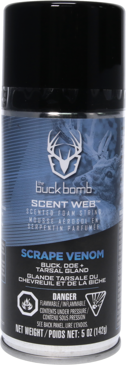 The Buck Bomb Scrape Venom Deer Scent 5oz Aerosol - HSBBSWSCRPVEN