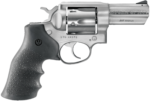 Ruger GP100 357 Magnum 3" 6rd Revolver, Satin Stainless Steel - 1715