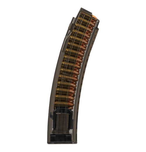 Elite Tactical Systems Group CZ Scorpion Evo 9mm 30rd Handgun Magazine, Carbon Smoke - SMK-CZEVO-30G2