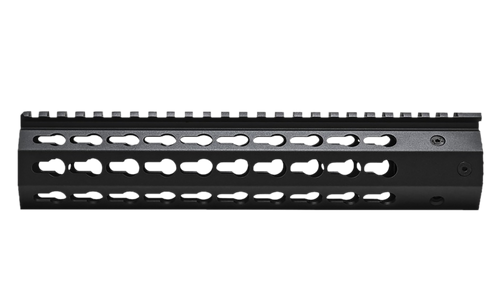 NcStar 10" Keymod Free-Floating Handguard, Black Anodized - VMARFFKMC