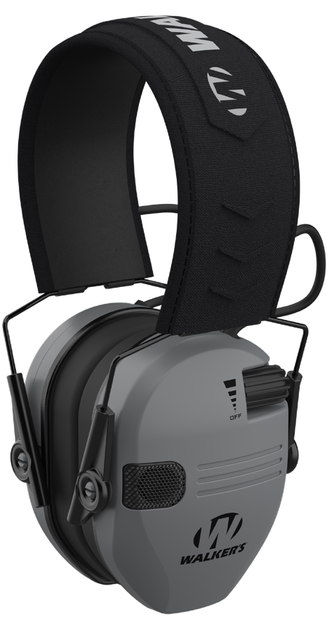 Walker's Razr Compact Electronic Youth/Women's Hearing Protection, Grey - GWPCRSEMGY