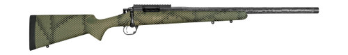 Proof Research Glacier Ti 7mm PRC 22" Bolt-Action Rifle, Black with Green Jungle Stock - 141021