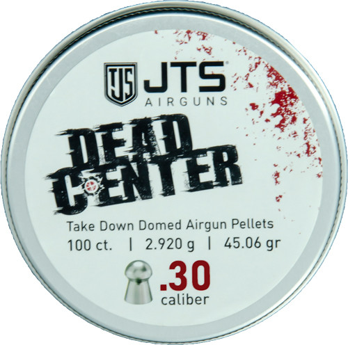 JTS Dead Center 30 Domed Pellets 45.06 Grain 100ct - JAC128