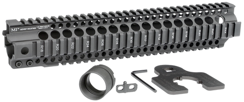Midwest Industries T-Series AR-15 Handguard 12.625", Black Anodized - MICRT12625