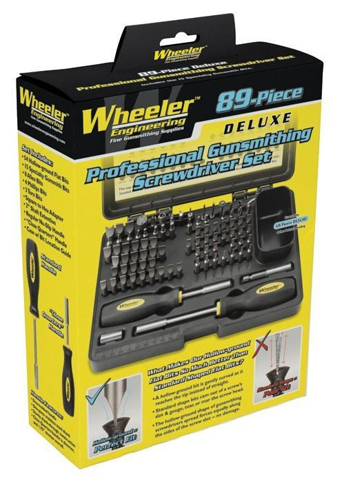 Wheeler 89-Piece Professional Gunsmithing Screwdriver Set - WH 562194