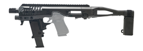 RONI Micro Roni Gen4 CZ P10 Conversion Kit, Black - MR4X-CZP10-STAB-BLK