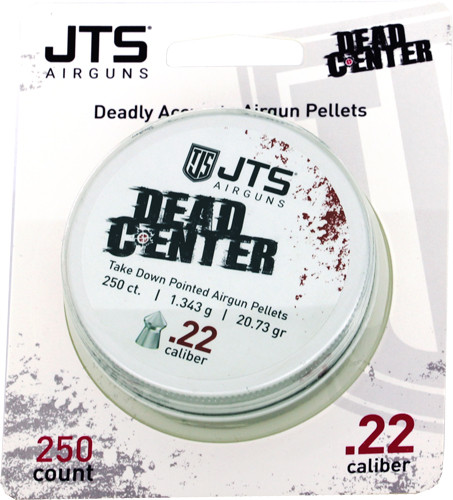 JTS Dead Center 22 Pointed Pellets 20.73 Gr 250 Count - JAC123