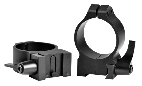 Warne Tikka Maxima 30mm Medium Quick Detach Scope Rings, Matte Black - 14TLM