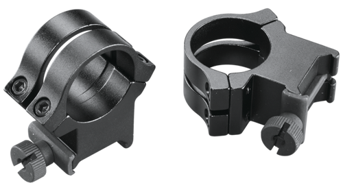 Weaver Quad Lock Detachable Rings 1" Extra High Matte Black - 49049