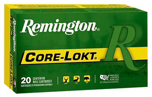 Remington Core-Lokt 30-06 Springfield 125gr Pointed Soft Point Rifle Ammunition, 20rd Box - 21401