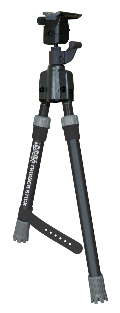 Primos Trigger Stick Gun Mounted Bipod Short, Black - 65825