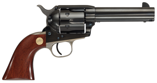 Cimarron Pistoleer 357 Mag 4.75" 6rd Revolver, Blued with Nickel Backstrap - MP400B1401