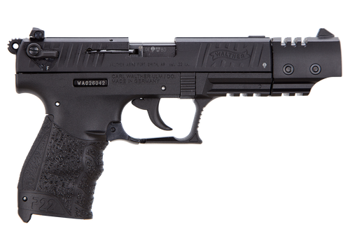 Walther Arms P22 Target .22 LR 5" 10+1 Pistol, Black - 5120334