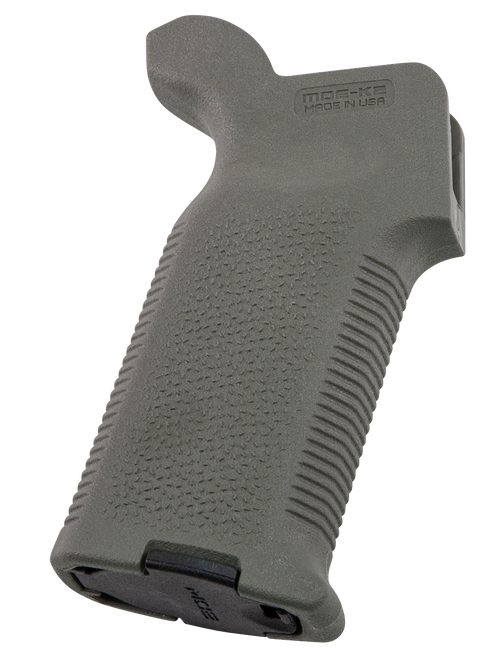 Magpul MOE-K2 Grip, Aggressive Textured Polymer, Olive Drab Green - MAG522-ODG