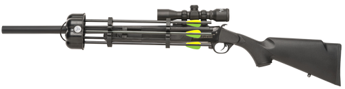Traditions Crackshot XBR .22 LR 16.5" 1rd Rifle with Arrow Launching Upper, Black - CRX6220060