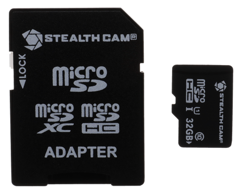 Stealth Cam Micro SD Memory Card 32GB Black - STC32MICSD