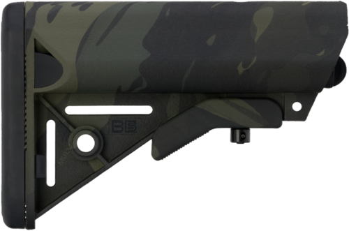 B5 Systems Enhanced SOPMOD Stock, Mil-Spec, MultiCam Black - SOP1422