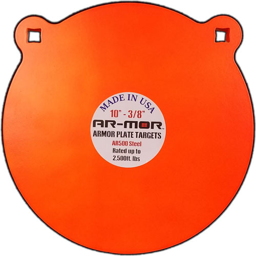 AR-MOR 10" AR500 Steel Gong Target, Orange - 10TGT-375
