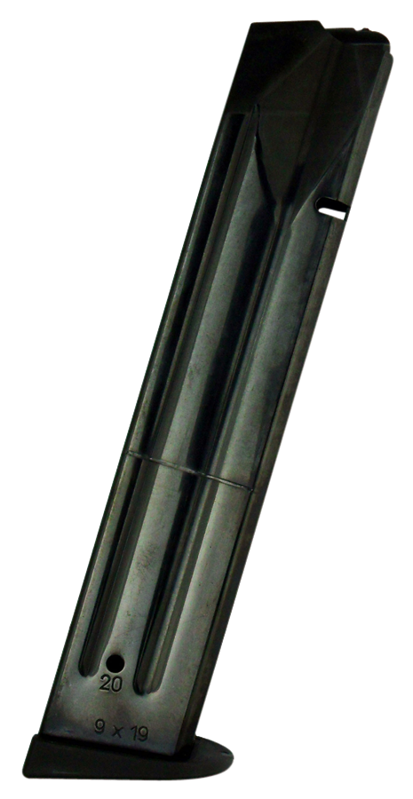 CZ 75 TS/Czechmate 9mm 26rd Magazine, Black - 11173