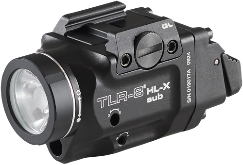 Streamlight TLR-8 HL-X Sub USB Weapon Light with Red Laser, Black - 69466
