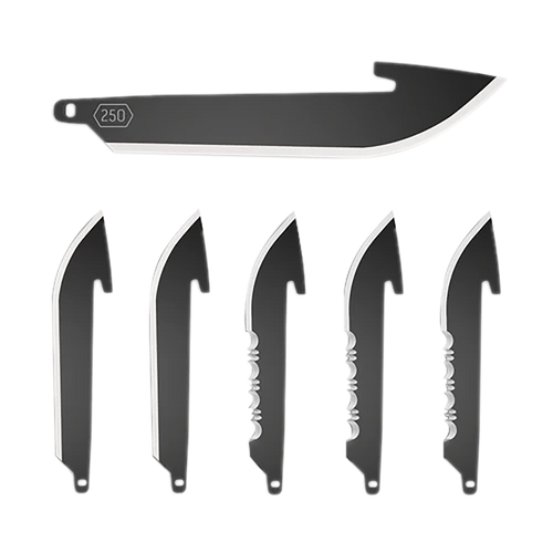 Outdoor Edge 2.5" Replacement Blades 6-Pack Drop Point Combo - RRC25K6C