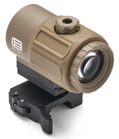 EOTech G43 3X Magnifier with Switch-to-Side Mount, Tan - G43.STSTAN