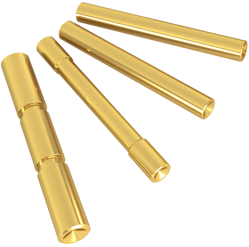 Cross Armory 4 Pin Set Dimpled Compatible with Glock Gen4, Gold - CRG4PSGD
