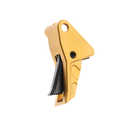 Tyrant CNC Echelon I.T.T.S Trigger Shoe, Gold/Black Anodized - TDECHETRIGGOLD/BLK