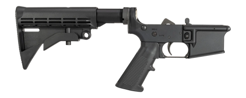 One Horse AR15 Complete Lower Receiver, Black - OHCL01