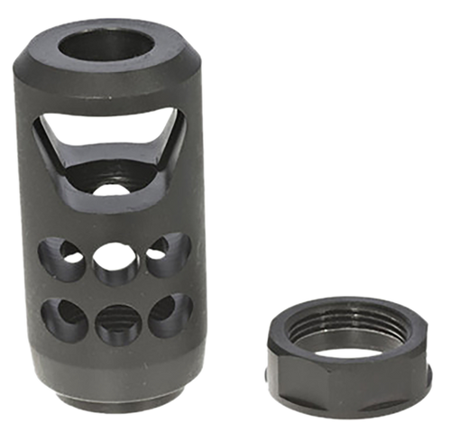 Ruger American Muzzle Brake, .450 Bushmaster, 11/16"x24 Thread, Black Matte Steel - 90641