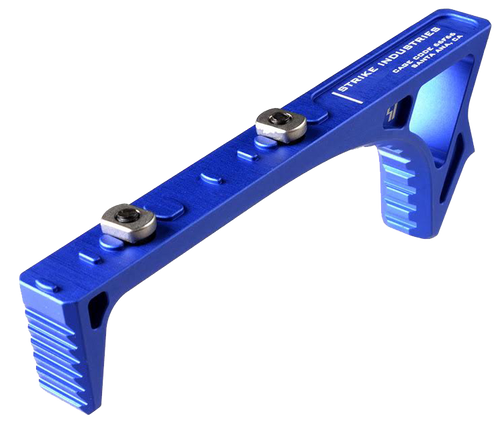 Strike Industries Link Curved Foregrip AR-Platform, Blue Aluminum - LINKCFGBLU