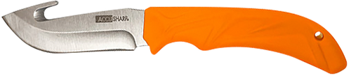 AccuSharp Gut Hook Fixed Blade Knife, Blaze Orange - 729C