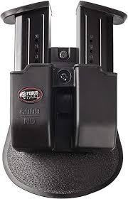 Fobus Paddle 9mm & .40 Double-Stack Double Magazine Pouch, Black - 6909NDP