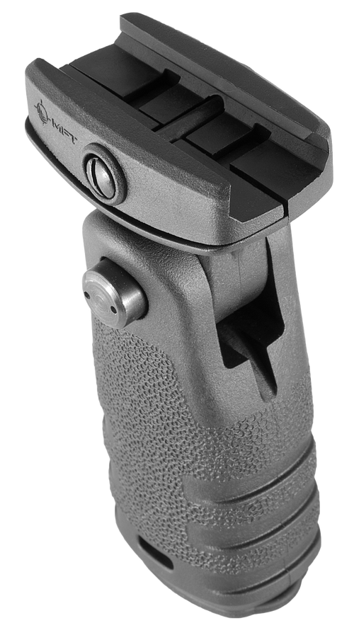 Mission First Tactical React Folding Vertical Grip, Black Polymer - RFG