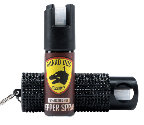 Guard Dog Bling It On Pepper Spray, Black - PSGDBOBK