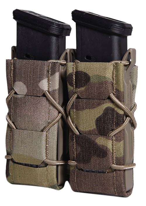 High Speed Gear TACO Gen 2 Double Pistol Magazine Pouch, Multi-Cam - 24PT02MC