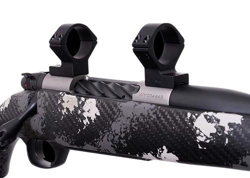 Weatherby Mark V Magnum 9-Lug 30mm Medium Scope Mount/Ring Combo, Matte Black - W740705