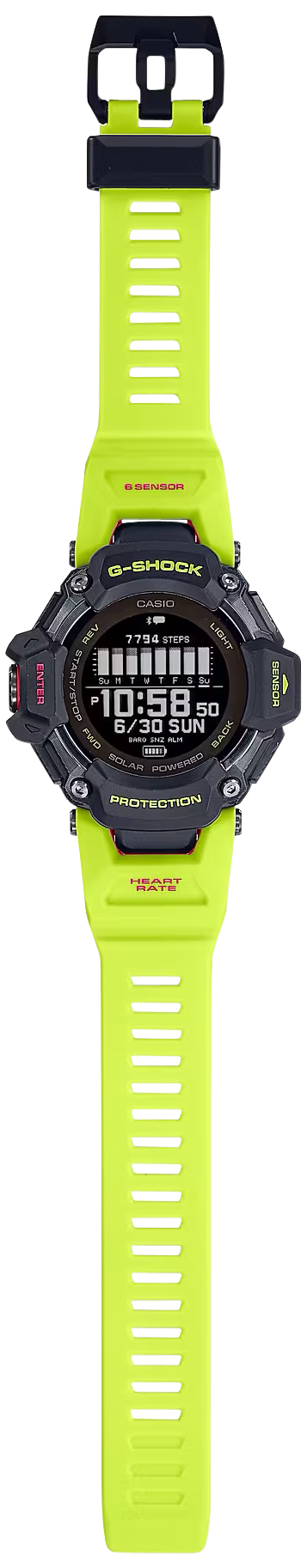 G-Shock Tactical Watch, Black/Yellow - GBDH20001A9
