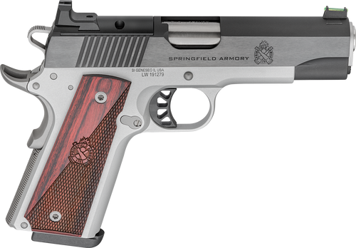 Springfield Armory 1911 Ronin AOS 45 ACP 4.25" 8+1 Pistol, Blued - PX9118LAOS