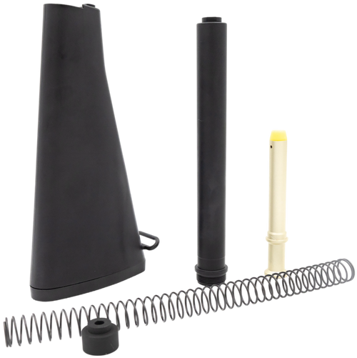 Leapers UTG Model 4 AR-15 A2 Fixed Stock Assembly, Black - RBT469B