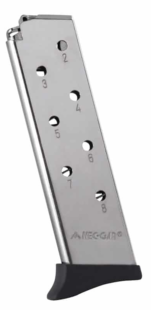 Mec-Gar Bersa Thunder 380 ACP 8rd Handgun Magazine, Nickel - MGBT3808N