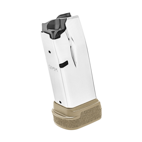 Springfield Armory Hellcat 9mm Luger 13rd Handgun Magazine, Stainless/FDE - HC5913F