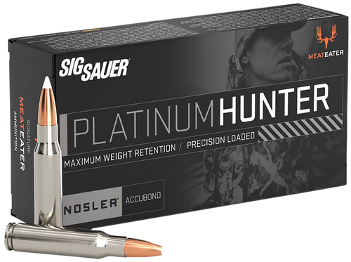 Sig Sauer Platinum Hunter 7mm Rem Mag 160gr Rifle Ammo, 20rd Box - E7RMPH16020