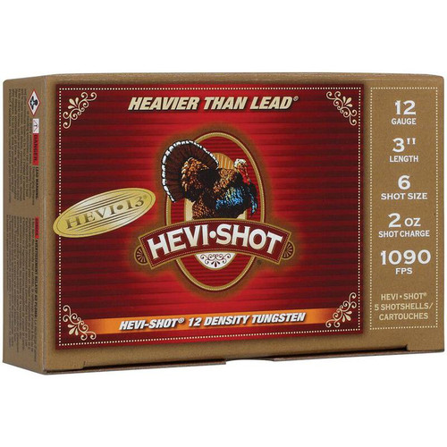 HEVI-Shot HEVI-13 Plastic 12 Gauge 2oz #6 Shot 5 Round Box - HS43026
