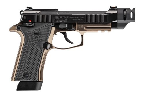 Beretta 80X Cheetah 380 ACP 4.4" 15rd Pistol, Black Bronze - J80XTACLED15