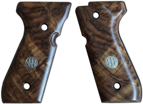 Beretta 92/96 Deluxe Grips, Grade 3 Walnut Checkered - E00561